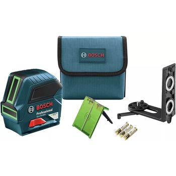 Factory Reconditioned Bosch Green-Beam Self-Leveling Cross-Line Laser