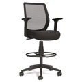 Office Chairs | Alera ALEWX46BME17 27.95 in. to 33.66 in. Seat Height Supports Up to 275 lbs. Mesh Back Wessex Drafting Stool - Black image number 0
