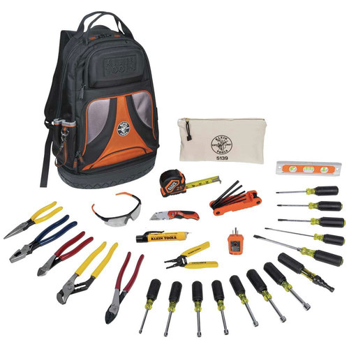 Klein Tools 80028 28-Piece Electrician Hand Tools Set image number 0