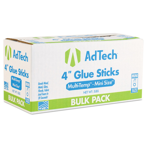 Caulk and Adhesive Guns | AdTech 220-345-5 Glue Sticks Bulk Multi-Temp Mini 4-in General Purpose image number 0