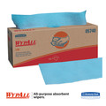 Facility Maintenance & Supplies | WypAll KCC 05740 L40 Pop-Up Box 9.8 in. x 16.4 in. Towels - Blue (9 Boxes/Carton, 100/Box) image number 2