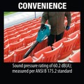  | Makita XBU02Z LXT 18V X2 Cordless Lithium-Ion Brushless Cordless Blower (Tool Only) image number 3