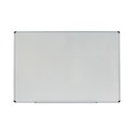  | Universal UNV43725 72 in. x 48 in. Modern Melamine Dry Erase Board - White Surface, Aluminum Frame image number 0