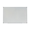 | Universal UNV43725 72 in. x 48 in. Modern Melamine Dry Erase Board - White Surface, Aluminum Frame image number 0