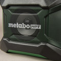 Speakers & Radios | Metabo HPT UR18DAQ4M MultiVolt 18V Lithium-Ion Cordless Bluetooth Radio (Tool Only) image number 8