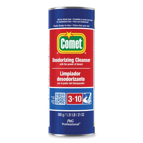 All-Purpose Cleaners | Comet 32987 21 oz. Canister Deodorizing Cleanser with Bleach image number 0