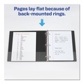 Office Jansan | Avery 17014 3 Slant Rings 1 in. Capacity 11 in. x 8.5 in. Durable View Binder with DuraHinge - Blue image number 8