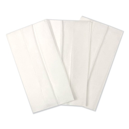Just Launched | GEN GENTFOLDNAPK Tall-Fold Napkins, 1-Ply, 7 x 13 1/4, White, 10,000/Carton image number 0
