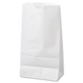 Paper Bags | General 51046 Grocery Paper Bags, 35 Lbs Capacity, #6, 6-inw X 3.63-ind X 11.06-inh, White, 500 Bags image number 5