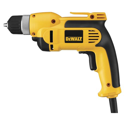 Drill Drivers | Factory Reconditioned Dewalt DWD110KR 7 Amp 0 - 2500 RPM Variable Speed Pistol Grip 3/8 in. Corded Drill Kit with Keyless Chuck image number 0