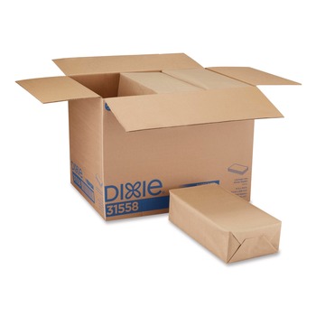 Georgia-Pacific 15 in. x 16.8 in. 1-Ply 1/8-Fold Dinner Napkin - White (4200/Carton)