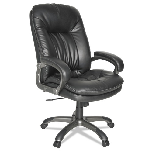 Office Chairs | OIF OIFGM4119 18.50 in. - 21.65 in. Seat Height Executive Swivel/Tilt Bonded Leather High-Back Chair Supports Up to 250 lbs. - Black image number 0