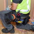 Tool Belts | Klein Tools 5700 PowerLine Series 11 in. x 3 in. x 12 in. 9 Pocket Tool Pouch - Black image number 4