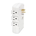 Surge Protectors | Innovera IVR71651 Wall Mount 6-Outlet 2160-Joule Surge Protector - White image number 2
