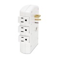 Surge Protectors | Innovera IVR71651 Wall Mount 6-Outlet 2160-Joule Surge Protector - White image number 2