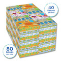 Cleaning & Janitorial Supplies | Kleenex 21195 2-Ply Facial Tissue Junior Packs - White (80-Box/Carton 40-Sheet/Box) image number 1