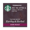 Coffee | Starbucks 12565254 0.4 oz Coffee K-Cups - Sumatra (96/Carton) image number 4