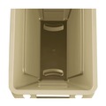 Trash & Waste Bins | Rubbermaid Commercial FG354060BEIG 23 Gallon Rectangular Plastic Slim Jim Receptacle with Venting Channels - Beige image number 3