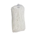 Mops | Boardwalk BWK716RCT 16 oz. Cut-End Lie-Flat Rayon Wet Mop Head - White (12/Carton) image number 1