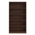 Office Filing Cabinets & Shelves | Alera AE1NNN-B366514 HRG 36 in. x 14 in. x 65 in. 5-Shelf Seville Bookcase - Mahogany image number 2