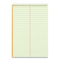 Office Jansan | National 36646 60 Eye-Ease Green Sheets 6 in. x 9 in. Gregg Rule Standard Spiral Steno Pad - Brown Cover image number 2