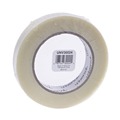 Office Jansan | Universal UNV30024 3 in. Core 24 mm. x 54.8 m. #120 Utility Grade Filament Tape - Clear (1-Roll) image number 2