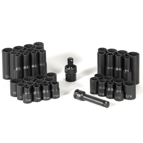 Grey Pneumatic 1114M 3//8/" Drive x 14mm 12 Point Standard Socket