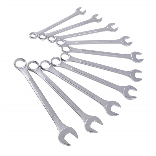 Combination Wrenches | Sunex 97010A 10-Piece Fractional SAE Raised Panel Jumbo Combination Wrench Set image number 0