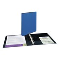 Office Jansan | Avery 27251 11 in. x 8.5 in. 1 in. Capacity 3 Rings Durable Non-View Binder with DuraHinge and Slant Rings - Blue image number 1