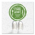 Floor Signs | Tabbies 79161 BeSafe Messaging 12 in. Floor Decals - Green/White (60/Carton) image number 2