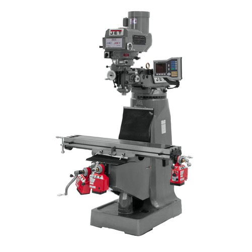 Milling Machines | JET JT9-690421 JTM-4VS-1 115/230V Mill With 3-Axis ACU-RITE VUE DRO (Quill) With X, Y and Z-Axis Powerfeeds image number 0