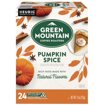 Green Mountain Coffee Fair Trade Certified Flavored Coffee K-Cups - Pumpkin Spice (24/Box)