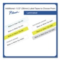 Labels | Brother P-Touch TZES661 1.4 in. x 26.2 ft. TZ Extra-Strength Adhesive Laminated Labeling Tape - Black on Yellow image number 4
