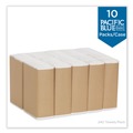 Georgia Pacific Professional 25190 Pacific Blue Basic Recycled C-fold 10.1 in. x 12.7 in. Paper Towels - White (240-Piece/Pack, 10 Packs/Carton) image number 2