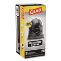 Cleaning & Janitorial Supplies | Glad 78966 Guaranteed Strong 30 in. x 33 in. 1.05 mil 30 Gallon Three-Ply Large Drawstring Trash Bags - Black (168/Carton) image number 2