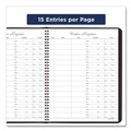  | AT-A-GLANCE 80-580-05 10.88 in. x 8.38 in. 60-Sheets Visitor Register Book - Black Cover image number 3