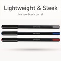 Pens | TOPS PEN12126 Fine 0.7 mm PENTONIC Stick Ballpoint Pen - Assorted Ink Colors/Black Barrel (25/Pack) image number 5