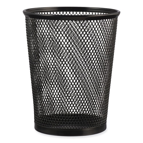 Universal UNV20013 4.38 in. x 5.38 in. Jumbo Mesh Pencil Cup - Black image number 0