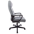 Office Chairs | Alera ALEON41B49 Oxnam Series 17.56 in. to 21.38 in. Seat Height Supports Up to 275 lbs. High-Back Task Chair - Gray Seat/Back, Black Base image number 2