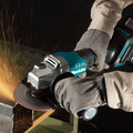 Angle Grinders | Makita GAG03M1 40V max XGT Brushless Lithium-Ion 4-1/2 in./5 in. Cordless Paddle Switch Angle Grinder Kit with Electric Brake (4 Ah) image number 7