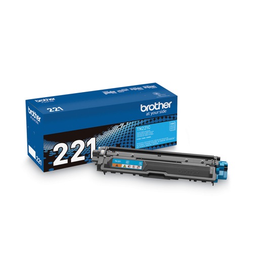 Office Jansan | Brother TN221C 1400 Page-Yield TN221C Toner - Cyan image number 0