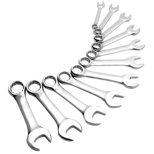 Sunex 9930 11-Piece SAE Stubby Combination Wrench Set image number 0