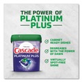 Cleaning & Janitorial Supplies | Cascade 80798635 Platinum Plus 28.4 oz. Tub ActionPacs Dishwasher Detergent Pods - Fresh Scent (3/Carton) image number 3