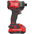 Impact Drivers | Factory Reconditioned Craftsman CMCF820D2R 20V Brushless Lithium-Ion 1/4 in. Cordless Impact Driver Kit (2 Ah) image number 3