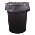 Trash Bags | Boardwalk H7658TCKR02 38 in. x 58 in. 60 gal. 0.9 mil Perforated Roll Low-Density Waste Can Liners - Clear (100/Carton) image number 1