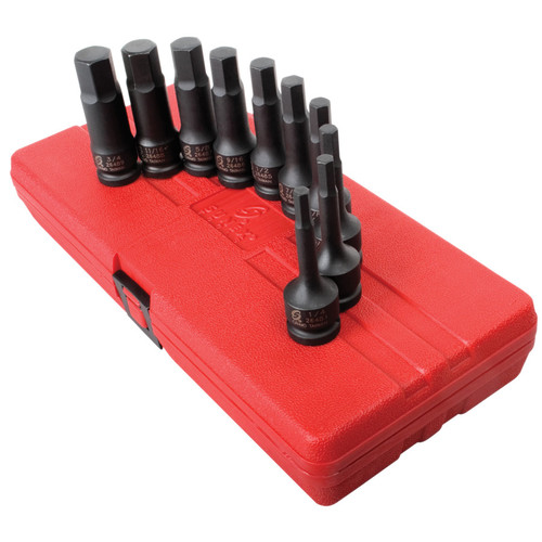 Socket Sets | Sunex 2638 10-Piece 1/2 in. Drive SAE Hex Impact Driver Set image number 0