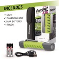 Flashlights | Energizer ENYPHH22 Rechargeable Lithium-Ion Pro Series Inspection Light with 2 AAA Batteries - Gray/Green image number 4