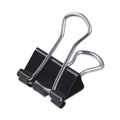 Customer Appreciation Sale - Save up to $60 off | Universal UNV11140 Binder Clips in Dispenser Tub - Small, Black/Silver (40/Pack) image number 1