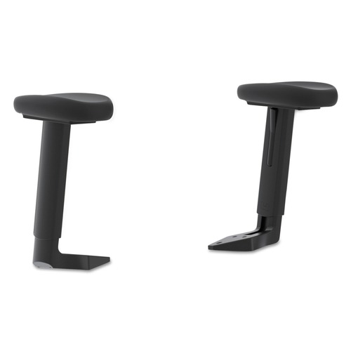 Office Jansan | HON HVL995 ValuTask 4 in. x 10.25 in. x 11.88 in. Height-Adjustable Arm Kit for ValuTask Chairs - Black image number 0