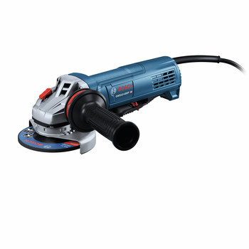 ANGLE GRINDERS | Bosch GWS10-450P 120V 10 Amp Compact 4-1/2 in. Corded Ergonomic Angle Grinder with Paddle Switch